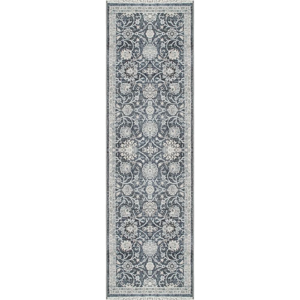 Dynamic Rugs 6883-550 Juno 2.2 Ft. X 7.5 Ft. Finished Runner Rug in Blue